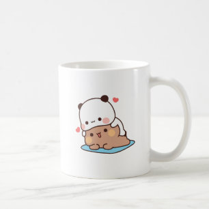 Cute Panda bear couple hugin, bubu and dudu love Coffee Mug