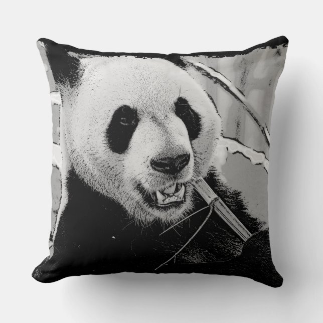 Cute  Panda Bear Cub Cushion (Front)