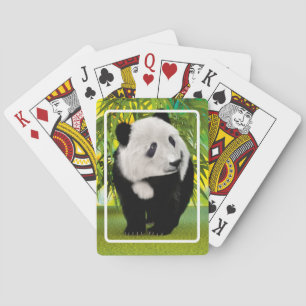 Cute Panda Bear Cub Kawaii Animal Lover Gift Playing Cards