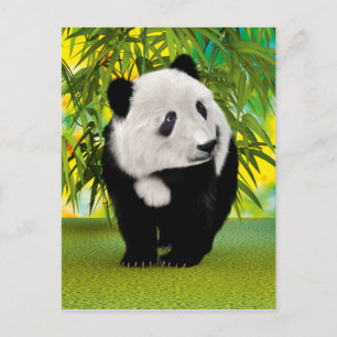 Cute Panda Bear Cub Kawaii Animal Lover Gift Postcard