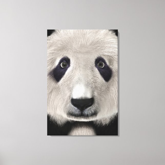 Cute Panda Bear Kawaii Animal Lover Perfect Gift Canvas Print (Front)
