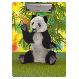 Cute Panda Bear Kawaii Animal Lover Perfect Gift Clipboard