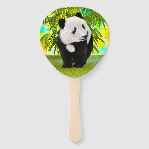 Cute Panda Bear Kawaii Animal Lover Perfect Gift Hand Fan