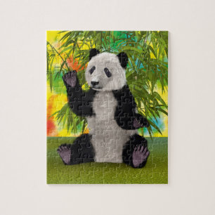 Cute Panda Bear Kawaii Animal Lover Perfect Gift Jigsaw Puzzle