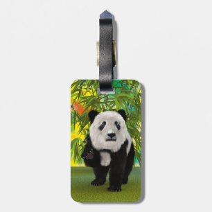 Cute Panda Bear Kawaii Animal Lover Perfect Gift Luggage Tag