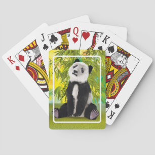 Cute Panda Bear Kawaii Animal Lover Perfect Gift Playing Cards
