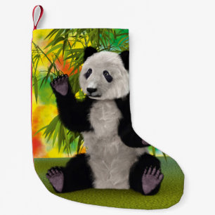 Cute Panda Bear Kawaii Animal Lover Perfect Gift Small Christmas Stocking