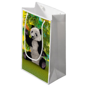 Cute Panda Bear Kawaii Animal Lover Perfect Gift Small Gift Bag
