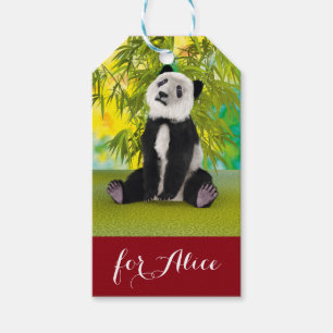 Cute Panda Bear Kawaii Animal Lover Perfect Gift Tags
