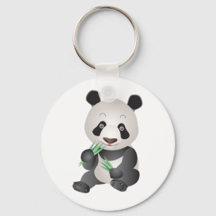 Cute Panda Bear Key Ring