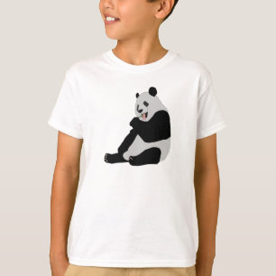 Cute Panda Bear Kids T-Shirt