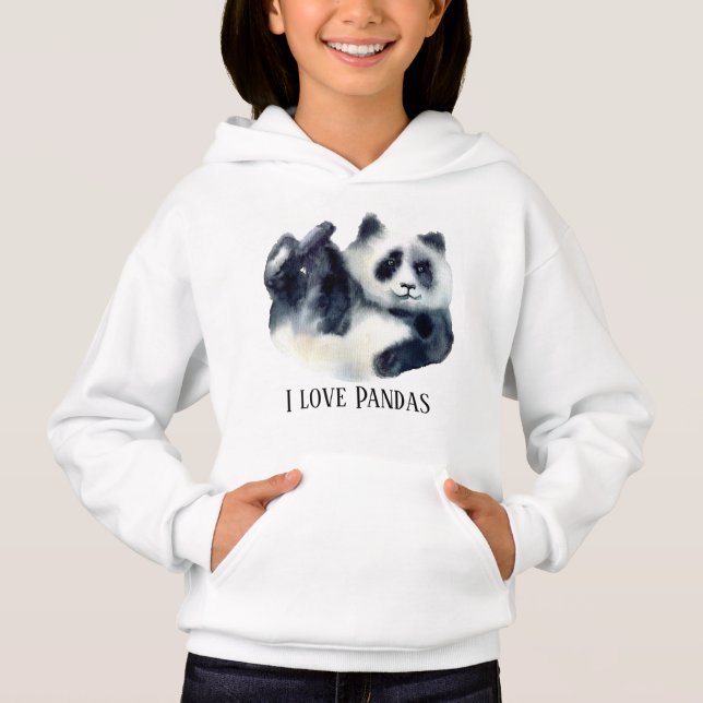 cute panda bear lover add name  (Front)