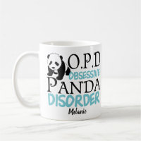 Cute Panda Bear Lover Monogram
