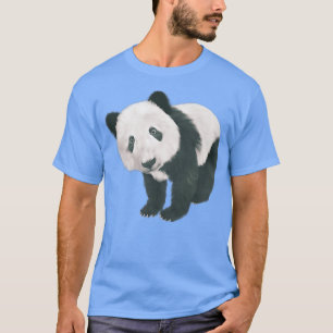 cute Panda bear lovers wildlife girl woman novelty T-Shirt