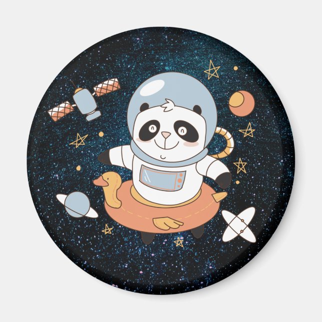 Cute Panda Bear Magnet (Front)