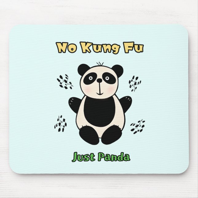 Cute panda bear mouse mat (Front)
