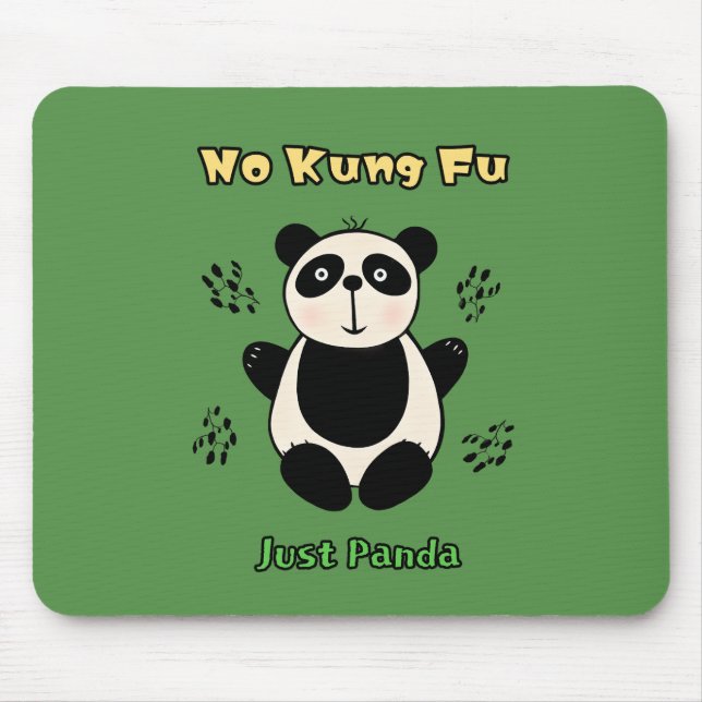 Cute panda bear mouse mat (Front)