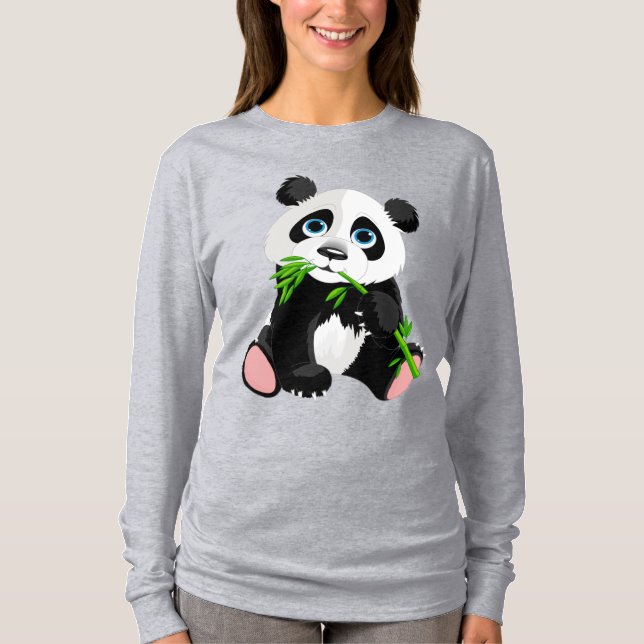 Cute panda bear T-Shirt (Front)