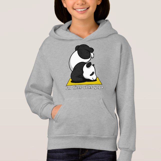 Cute Panda Bear Zen Yoga Workout (Front)