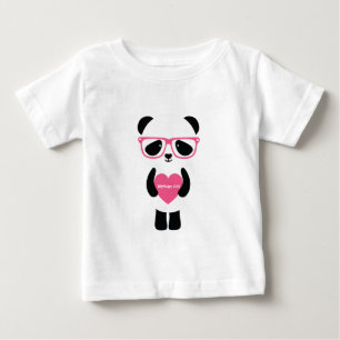 Cute Panda Birthday Baby T-Shirt