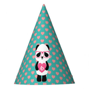 Cute Panda Birthday Party Hat