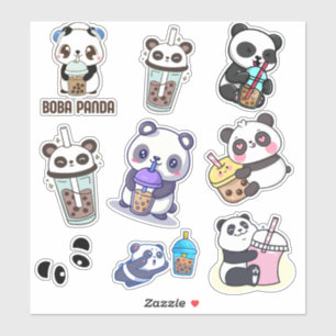 Cute Panda Bobble Tea Kids