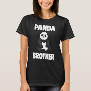 Cute Panda Brother Women Bear Panda Love T-Shirt
