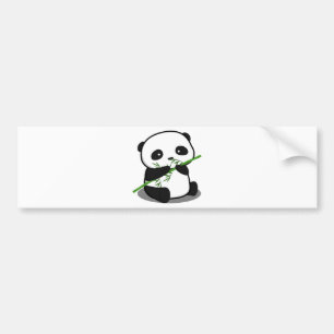 Cute Panda Bumper Sticker
