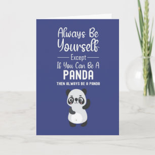 Cute Panda Cards Funny Animal Humor Animals