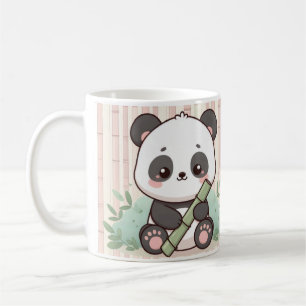 Cute Panda Cartoon Mug Design
