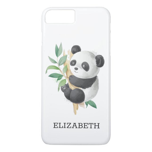 Cute Panda Case-Mate iPhone Case (Back)