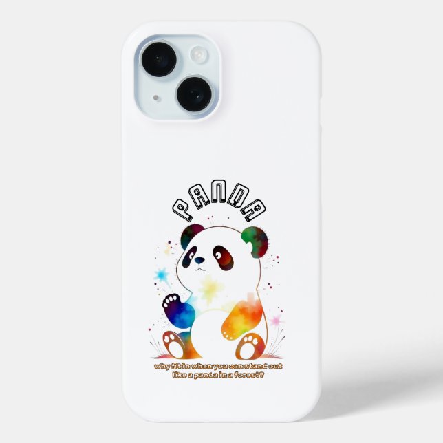 Cute panda Case-Mate iPhone case (Back)
