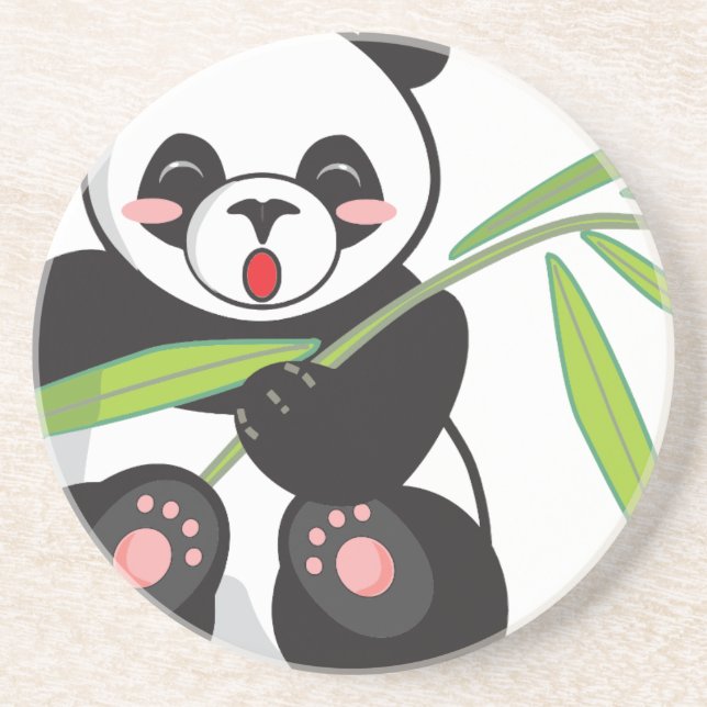 Cute Panda Coaster (Front)