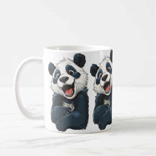 Cute panda coffee mug (Left)