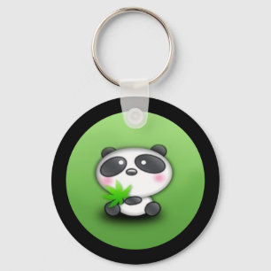 Cute Panda Cub Key Ring