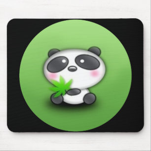 Cute Panda Cub Mouse Mat