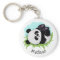 Cute Panda custom name key chains