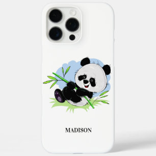 Cute Panda custom name phone cases