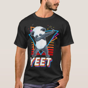 Cute panda dab dance funny Dabbing panda bear Retr T-Shirt