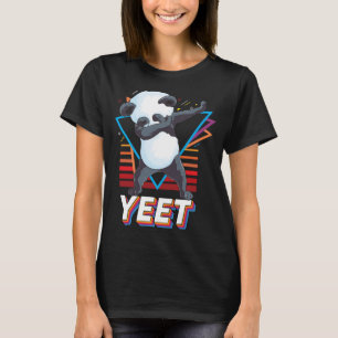 Cute panda dab dance funny Dabbing panda bear Retr T-Shirt