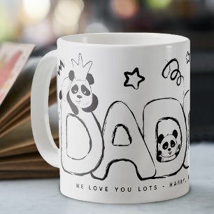 Cute Panda DADDY Personalised Gift Coffee Mug