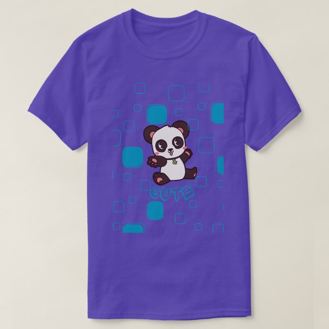 cute panda desighn T-Shirt (Design Front)
