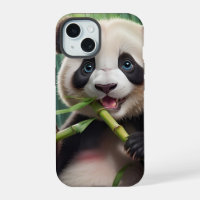 Cute Panda Eating Bamboo