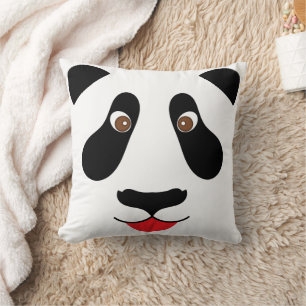 Cute Panda Face Cushion
