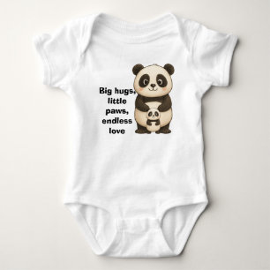 Cute Panda Family Baby Bodysuit – Adorable Baby