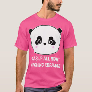 Cute Panda Funny Korean K-Drama K-Pop Teen Gift T-Shirt