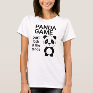 Cute Panda Game Girls Women Kids Funny Kawaii Stuf T-Shirt