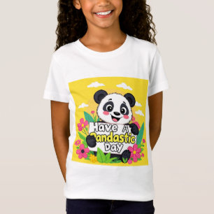 Cute Panda "Have A Pandastic Day" T-Shirt