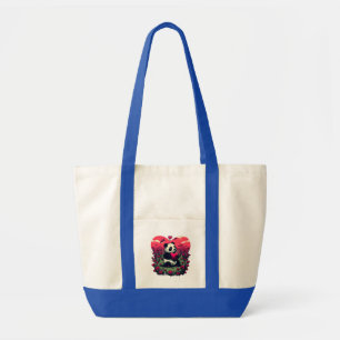 Cute Panda Holding Heart - Valentine's Day Gift Tote Bag