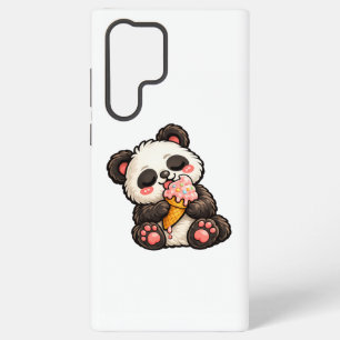 Cute Panda Ice Cream Samsung Galaxy Case